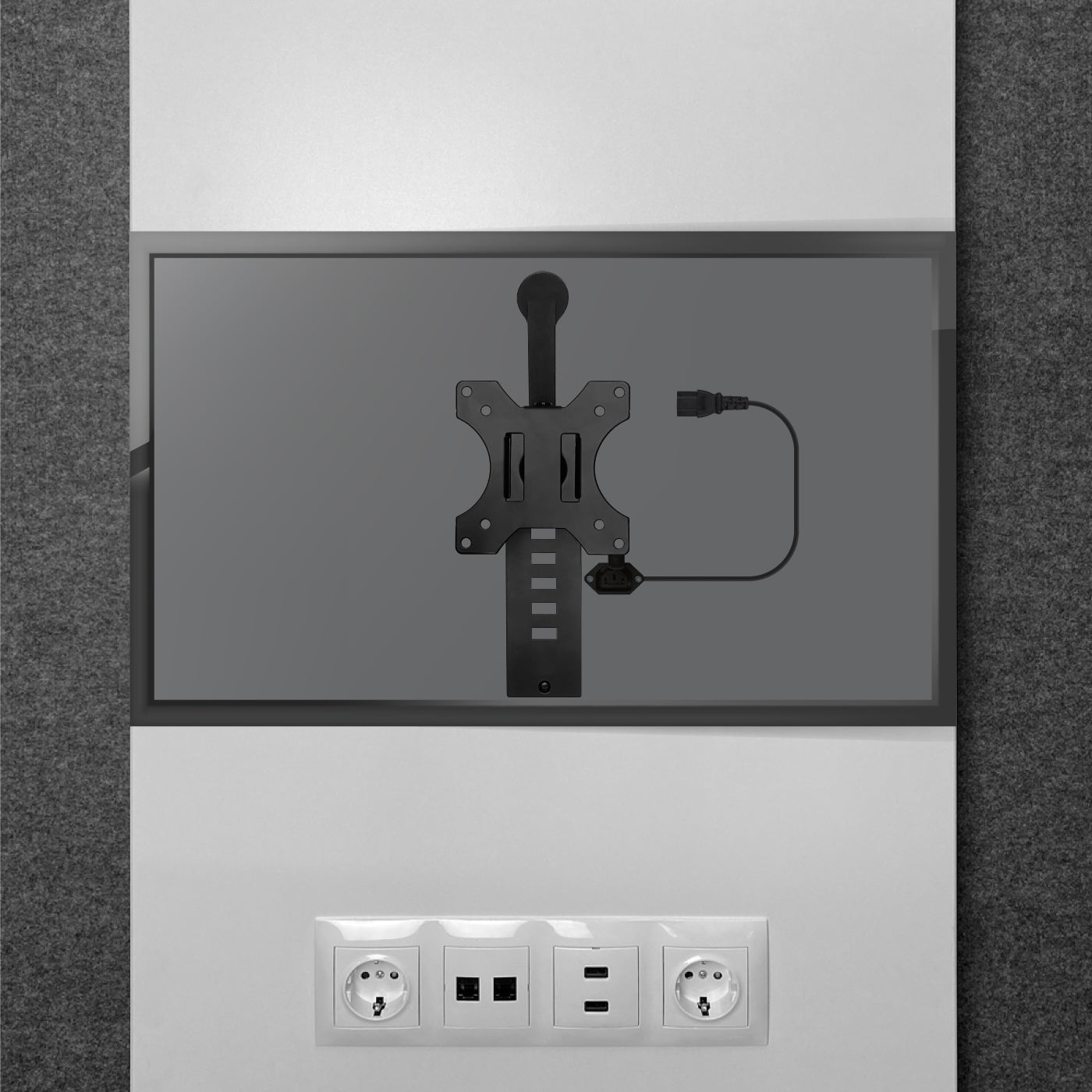 Monitorhalterung | Monitor bracket - Poddie Meet